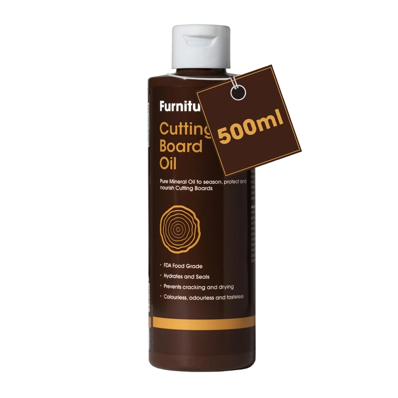 Chopping Board Oil - 500ml - Premium Food Grade Mineral Oil to Protect and Restore Wood Cutting Boards, Butcher Blocks and Countertops