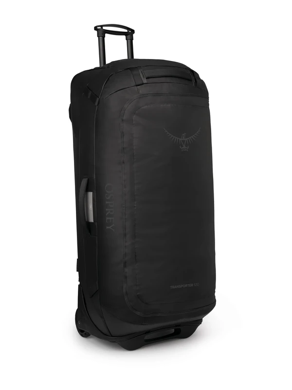 Osprey Transporter 120L Wheeled Travel Duffel Bag, Raven Black, Raven Black, 120l