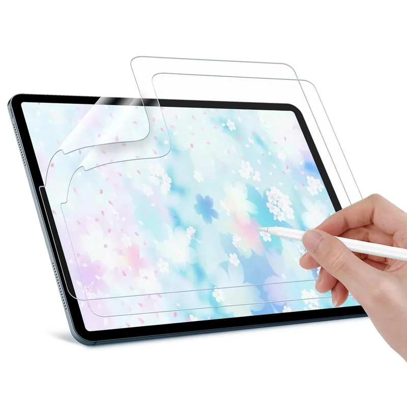 Tasnme 2-Pack Paper Screen Protector for iPad Pro 11 inch (2022&2021&2020&2018), Matte PET Film for Drawing and Writing like on Paper, Anti-Glare & Anti-Fingerprint