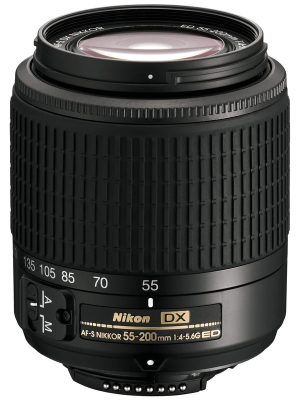 Nikon AF-S DX 4.0-5.6/55-200 mm ED Black (Renewed)