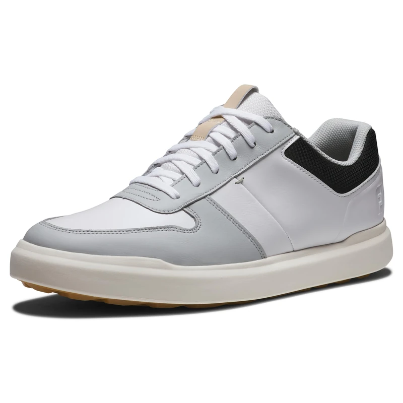 FootJoy Men's Contour Casual, White/Grey/Black, 8.5 UK Medium