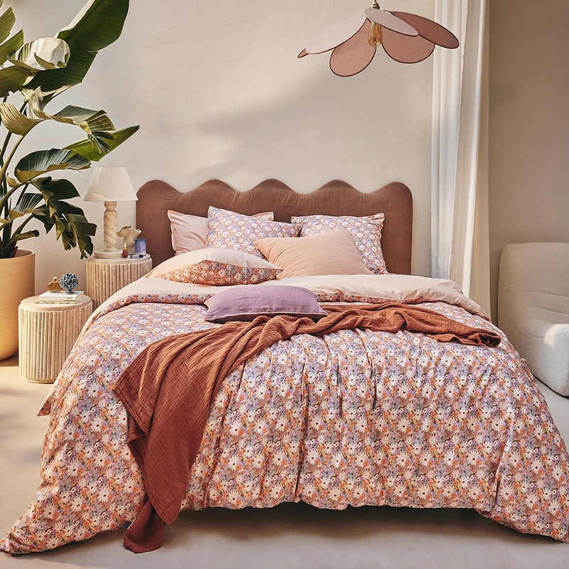 Essix Cotton Percale Duvet Cover, 140 x 200 cm, Love Story