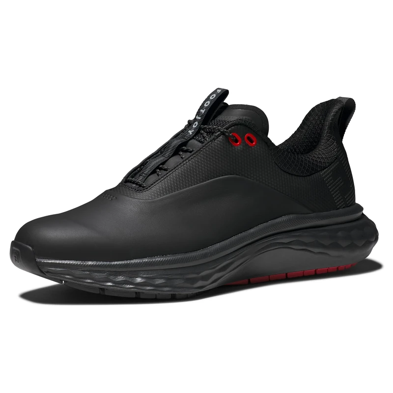FootJoy Men's FJ Quantum, Black/Grey/Red, 8.5 UK Medium