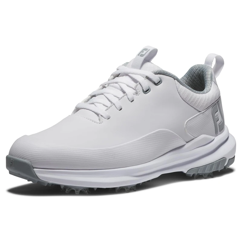 FootJoy Women's Tour Rival Golf Shoe, White/White/Grey, 4.5 UK Wide