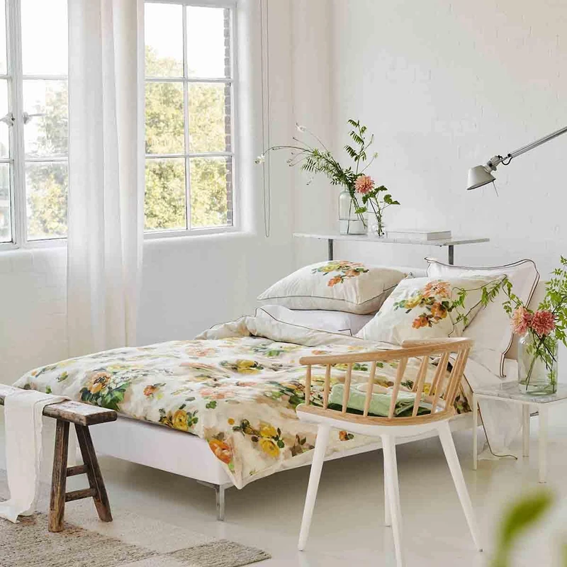 Designers Guild Duvet Cover, Giardino, 240 x 220 cm, Beige - Image 1