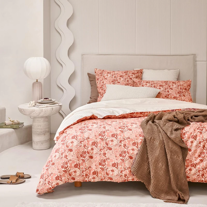 ESSIX Cotton Percale Duvet Cover, 200 x 200 cm, Gloria - Image 1