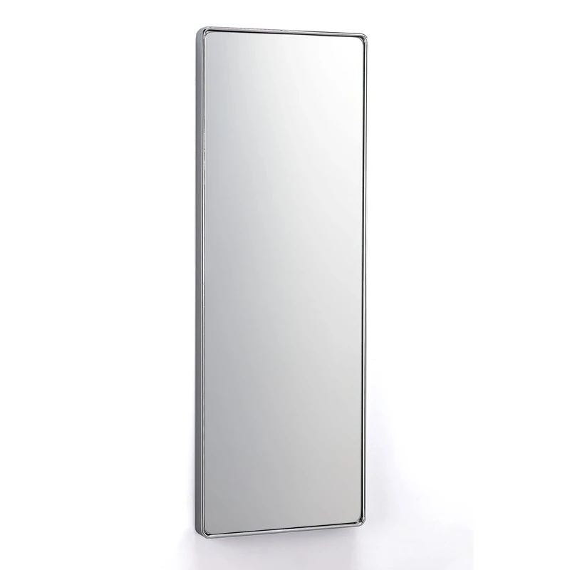 Tomasucci Wink Design NEAT BIG Chrome Wall Mirror, 100 cm x 36 cm x 3.5 cm