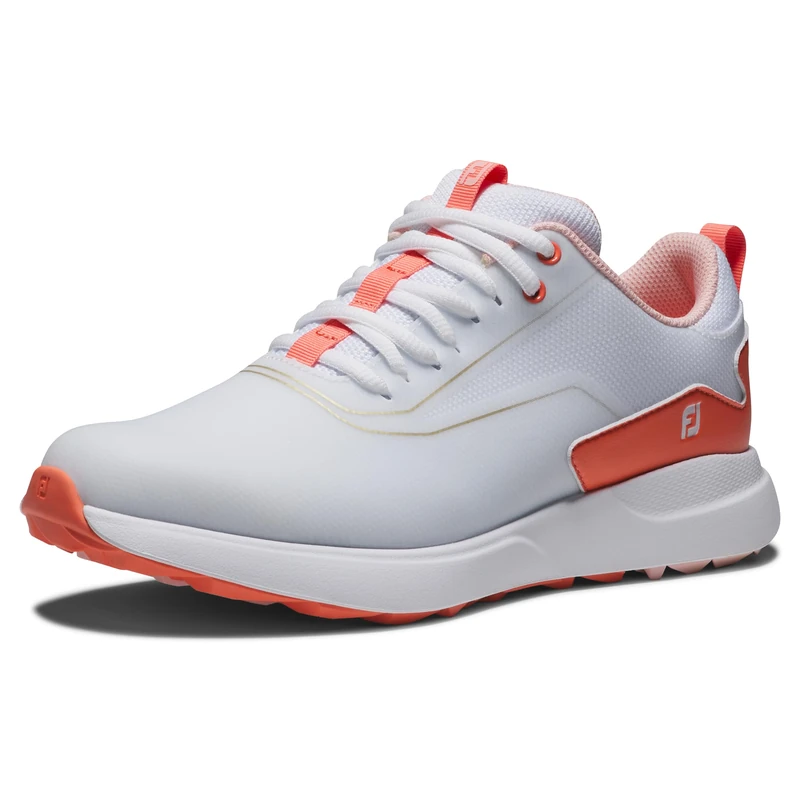 Women's FJ Performa, White/White/Coral, 7.5 UK Medium - Image 1