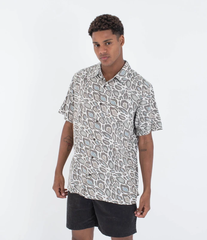 Hurley Mens Rincon Shirt, Bone, XXL EU - Image 1