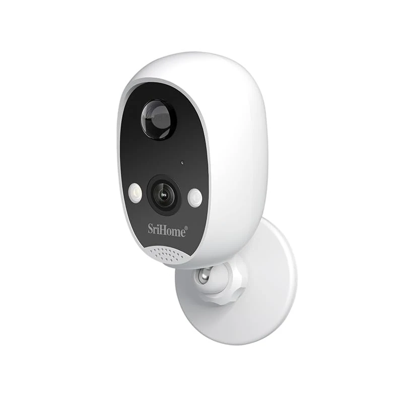 DH008-4MP Wi-Fi Security Camera, Wireless Outdoor/Indoor, Battery 6 Months, Night Vision, PIR Motion Sensor, Two-Way Audio, App, Supports MicroSD Card up to 128 GB