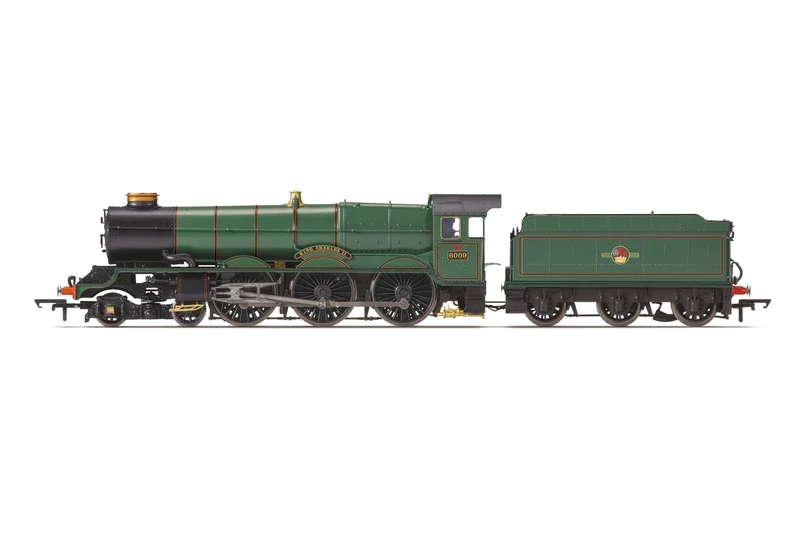 Hornby Steam Train - R30364 BR, 6000 King Class, 4-6-0, 6009 'King Charles II' - Era 5 00 Gauge Locomotives for Train Set, Engine Models for Adults - 1:76 Scale Model Gift