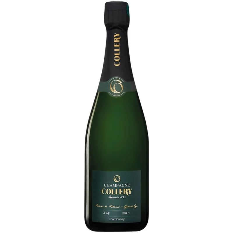 Champagne Collery Grand Cru Blanc de Blancs NV 75 cl – 100% Chardonnay with Floral & Pear Elegance – Mineral-Driven & Award-Winning Champagne