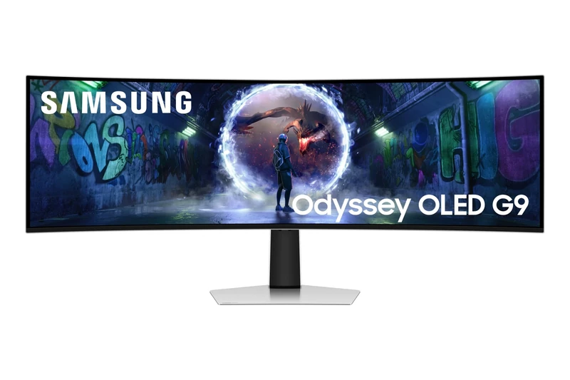 Samsung LS49DG934SUXXU Odyssey OLED 49" Gaming Monitor - Glare Free, 5120x1440, Speakers, HDMI 2.1, USBC, 0.03ms, 240Hz
