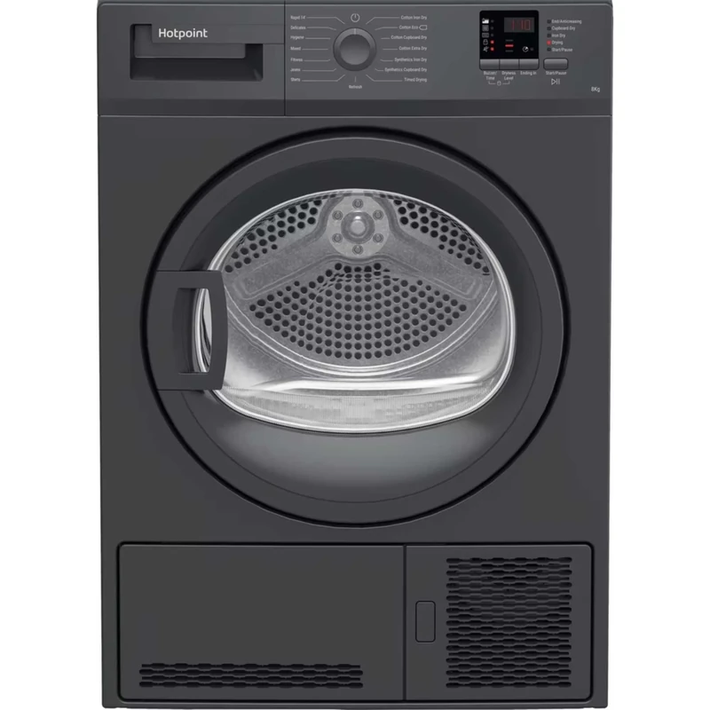 Hotpoint CHDC82GGGDUK 8kg Condenser Tumble Dryer - Anthracite