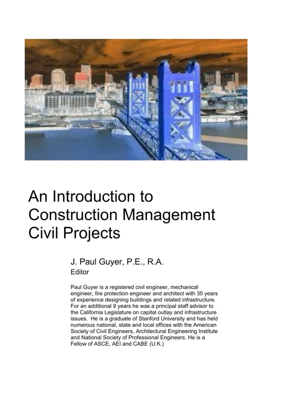 An Introduction to Construction Management: Civil Projects: 27