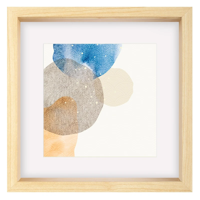 walther design Shape 3D Birch Photo Frame, 40 x 40 cm