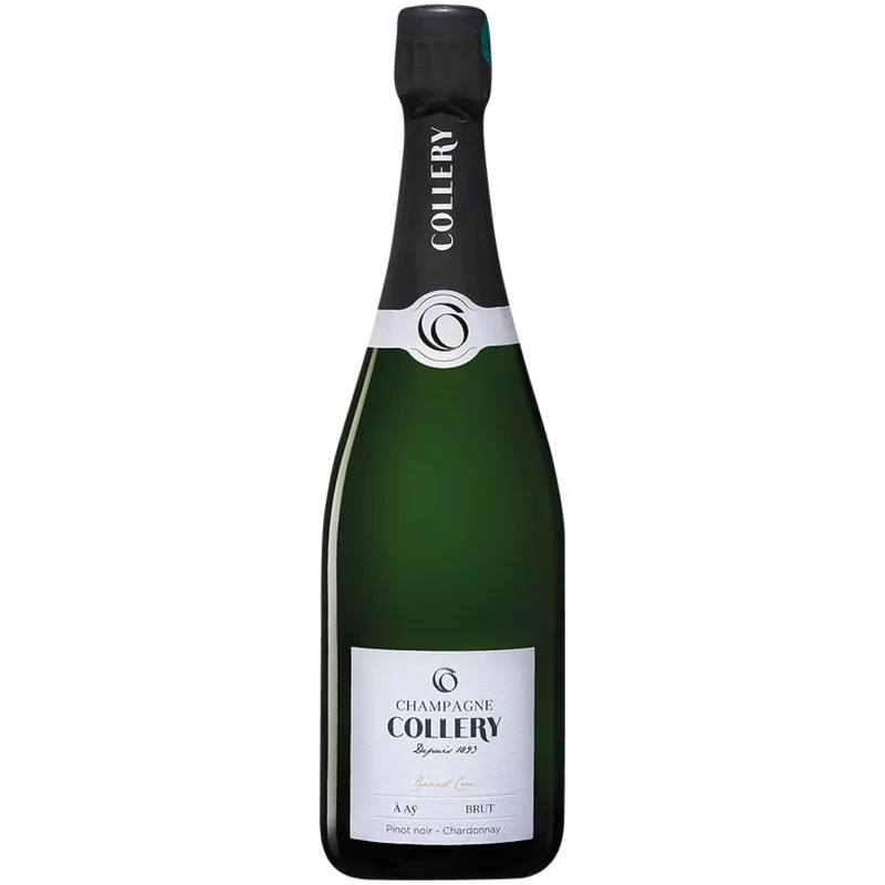 Champagne Collery Grand Cru Brut NV 75 cl – Rich Blend of Grand Cru Pinot Noir & Chardonnay – Elegant, Fresh, Complex – 12% ABV