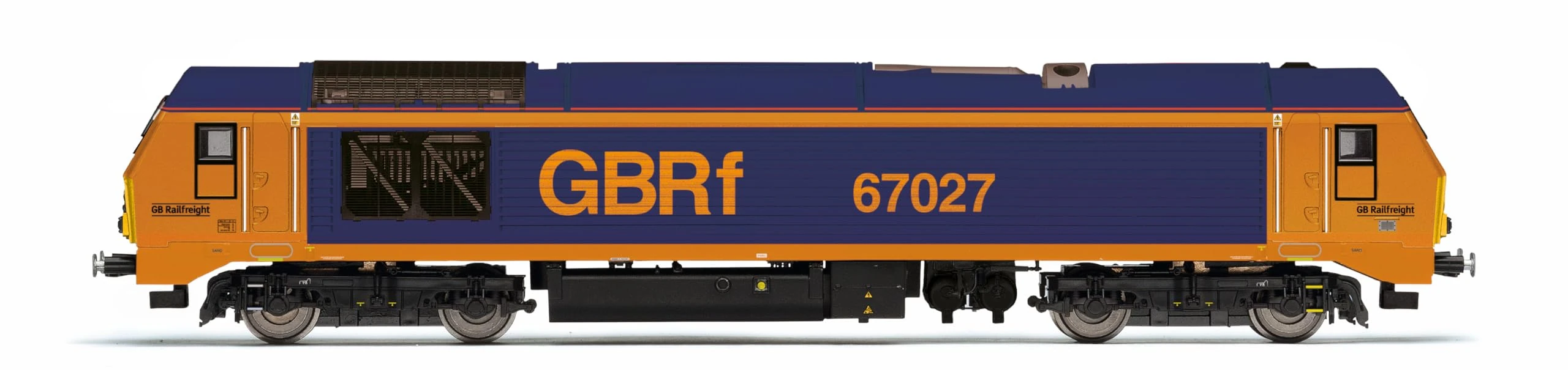 Hornby Diesel Train - R30372 GBRf, Class 67, Bo-Bo, 67027 - Era 11 00 Gauge Locomotives for Train Set, Engine Models for Adults - 1:76 Scale Model Gift