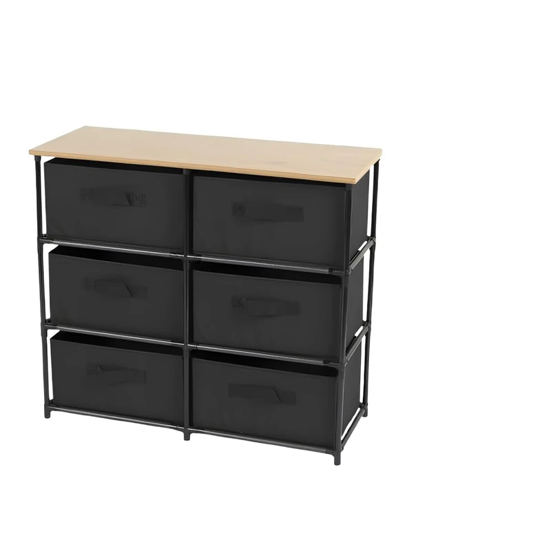 Urban Living Le Kube SHELVES with 6 DRAWERS 75,6X29,7XH68CM - Image 1