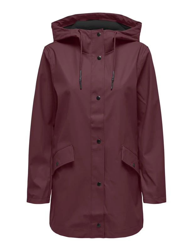 ONLY Female Onlelisa Raincoat, Cabernet, XS