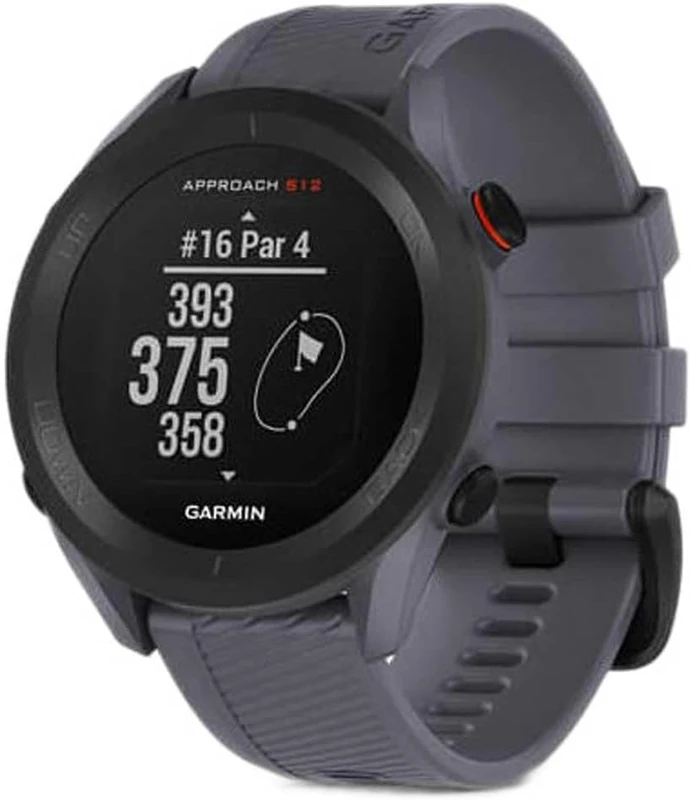 Garmin [Renewed] Approach S12 GPS 44mm Golf watch, essential on course features, pre loaded with 43,000 courses, up to 30 hours in GPS mode, Granite Blue (Renewed)