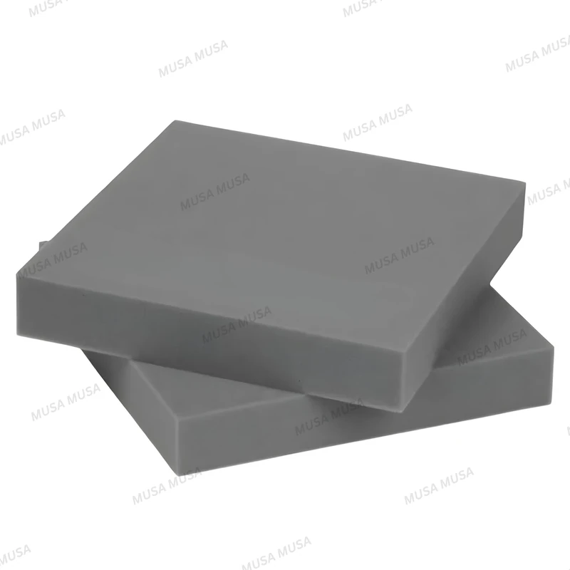 MUSA MUSA Upholstery Foam for Chair Pads & Seat Cushions, Premium Quality Replacement Foam Cut to Size for Cushions, Seat Pads & Chairs, High Density foam for seating (Grey, 73 x 73cm, 10cm thick)