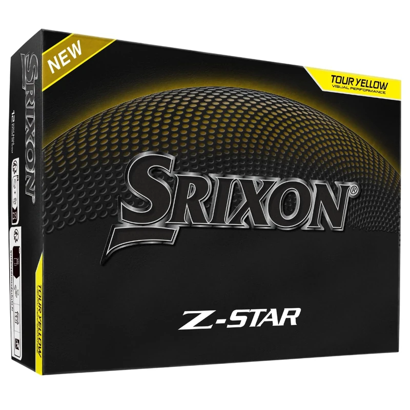 Srixon Z-STAR 9 - High Performance Golf Ball | Extreme Distance & Spin | FastLayer DG Core 2.0 | Spin Skin+ Cover | Soft Feel & Control | Available in White & Tour Yellow