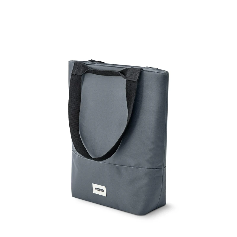 Black+Blum Insulated Tote Bag, 16L - Leak Proof Tote Bag for Adults with Zip - Made with Recycled PET and BPA Free - Food Bag for On The Go, Slate