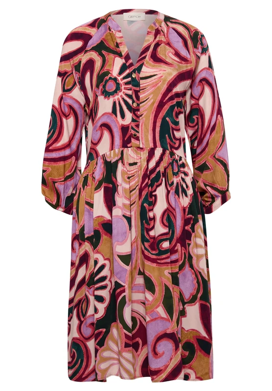 Cartoon Women's Dress, Purple/Rose, 18