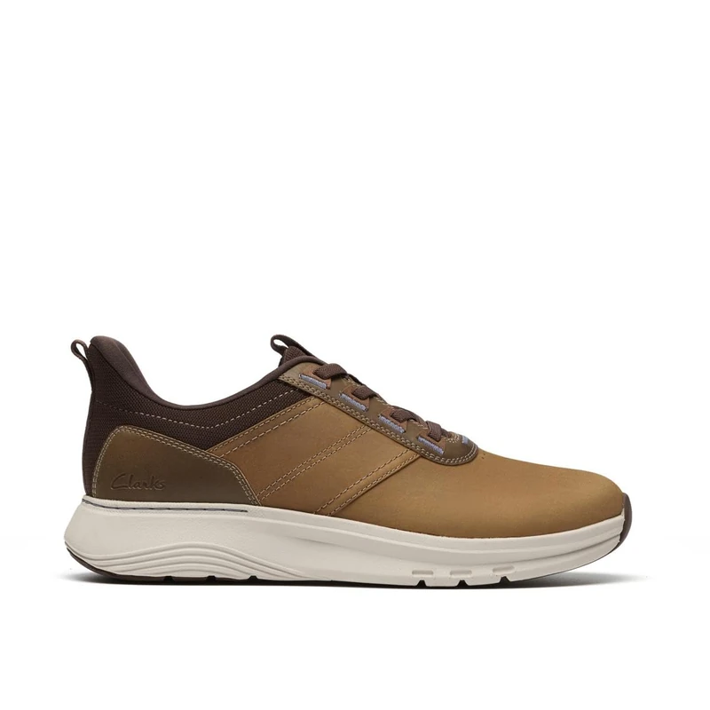Clarks Mens Motion Trek LX Sneaker, Dark Tan Lea, 8.5 UK