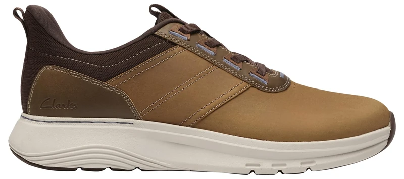 Clarks Mens Motion Trek LX Sneaker, Dark Tan Lea, 9 UK