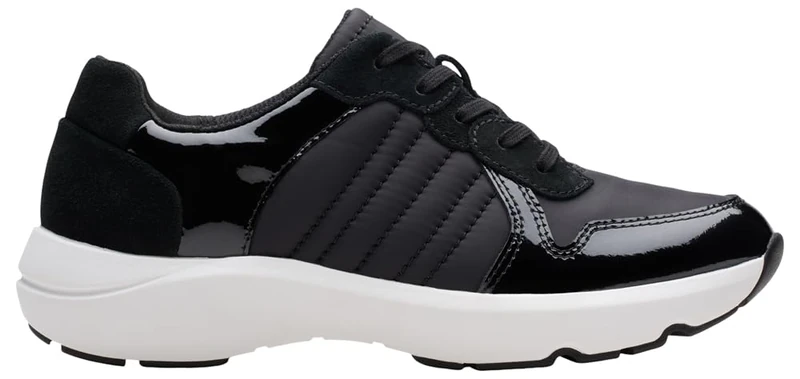 Clarks Tivoli Sport Womens Black Combi, 5.5