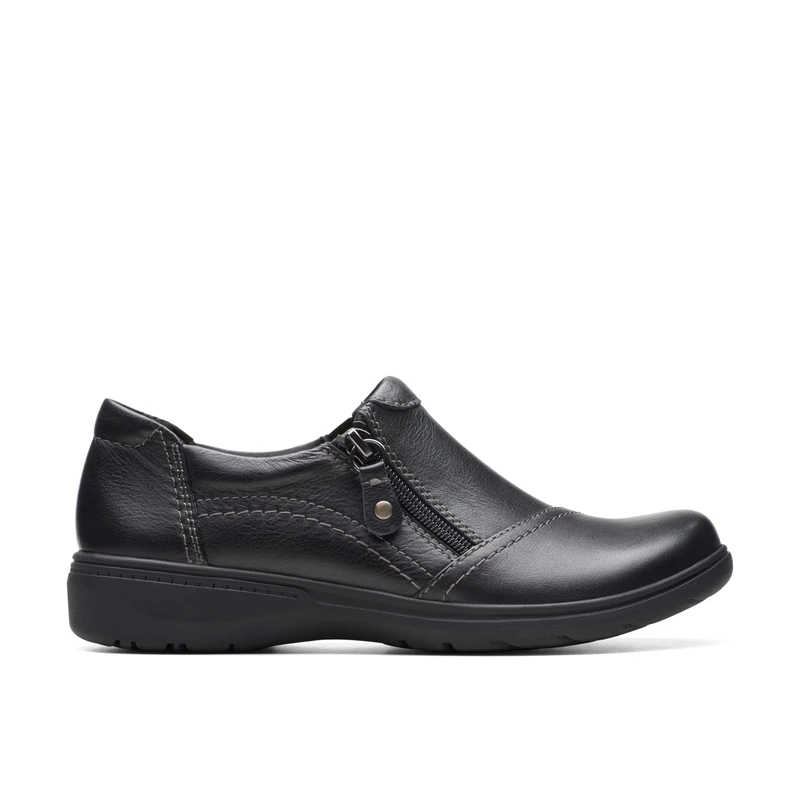 Clarks Carleigh Ray Womens Black Leather, 3