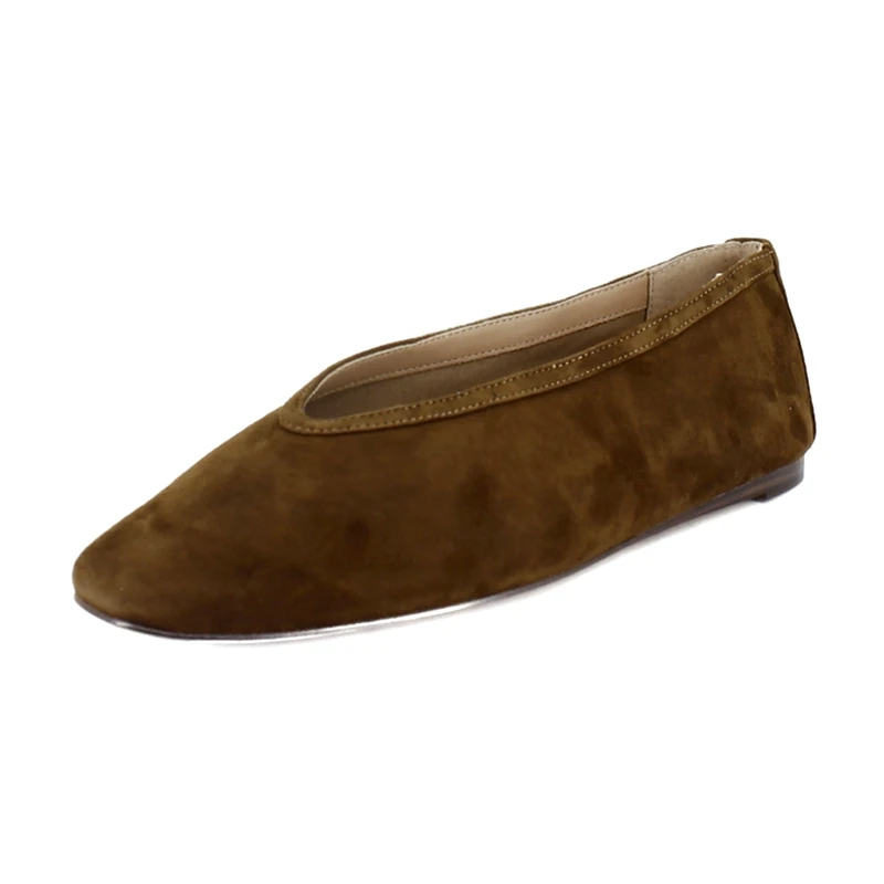 Steve Madden Women's Leni Ballet Flat, Chesnut Suede, 3.5 UK - Image 1