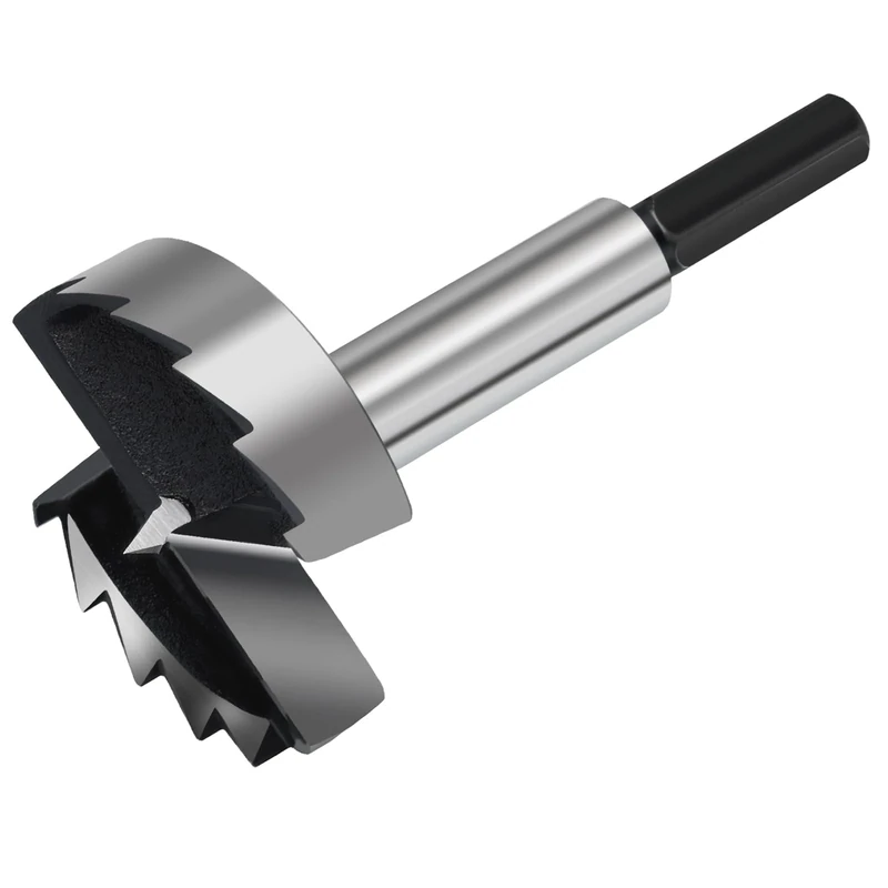 HSAWBIT 51mm Forstner Drill Bit for Woodworking, Forstner Bit Wood Drill Bits for Holes, Hinge Cutter (Ø51mm, length 90mm, HEX Shank)