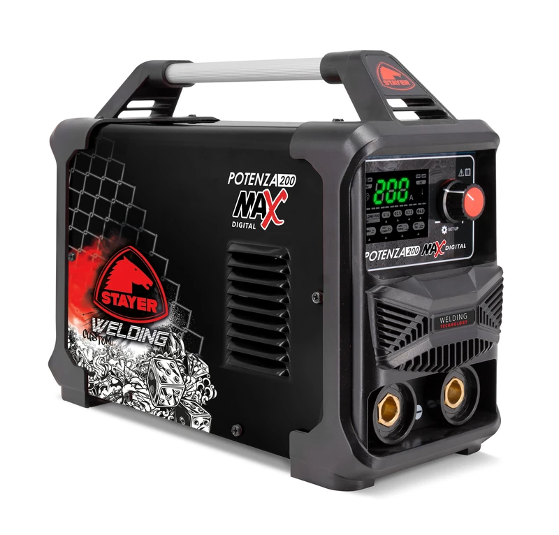 Electronic Equipment for Electric arc Welding of All Kinds of Coated Electrode Potenza 200 MAX Digital STAYER