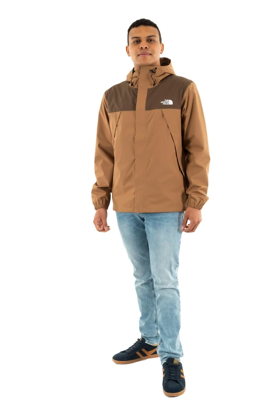 The North Face Men's Antora Parka Coat, Latte-Smokey Brown, XXL