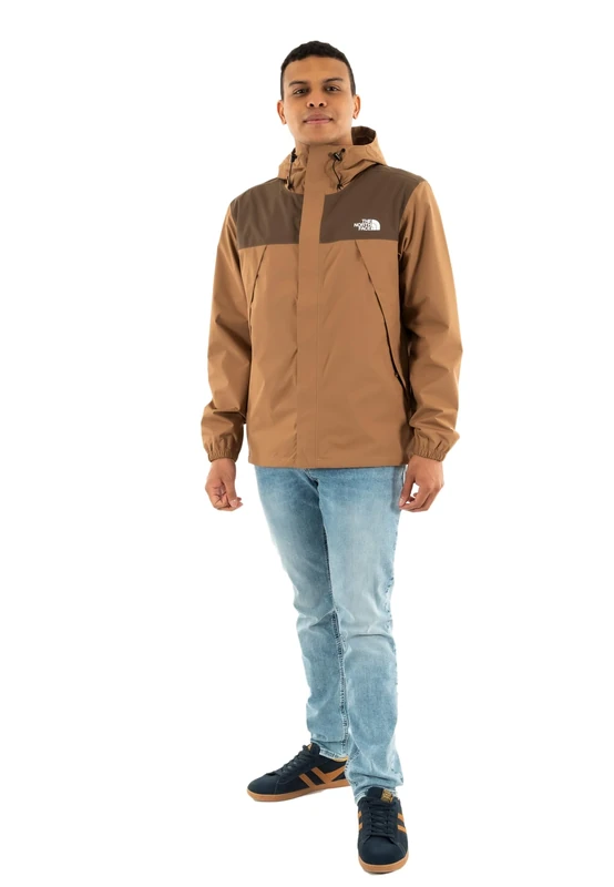The North Face Men's Antora Parka Coat, Latte-Smokey Brown, S