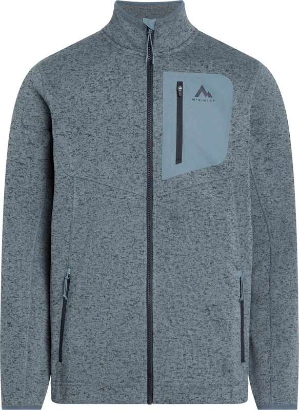Mckinley Men's Skeena III Parka Coat, Melange/Blue Dark, S - Image 1