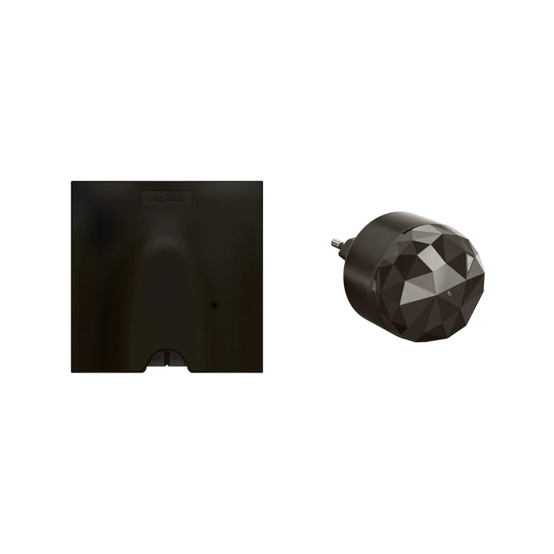 LEGRAND - Starter Pack for Connected Electric Heater Céliane with Netatmo - 1 Connected Cable Outlet + 1 Connection Gateway - Matte Black - Image 1