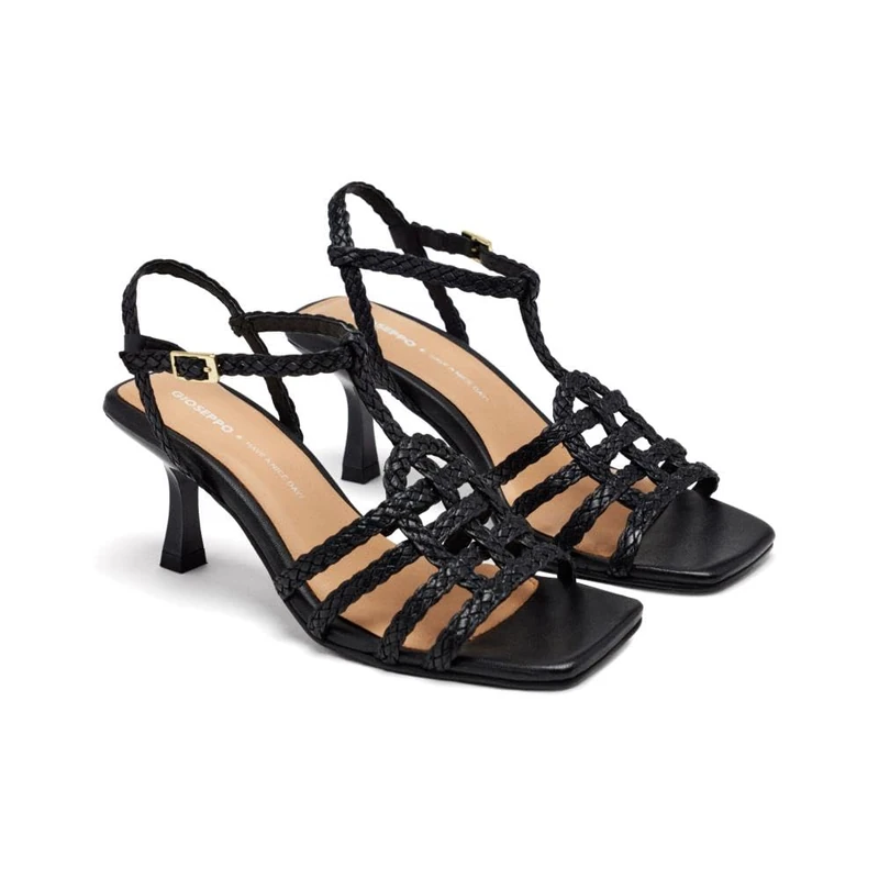 GIOSEPPO Women's 92241 Sandal, Black/White, 6 UK