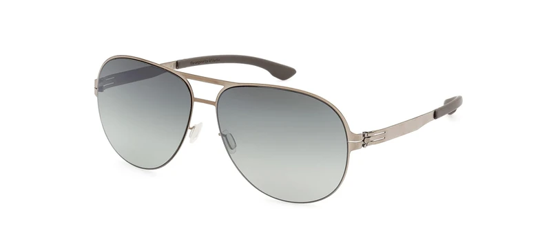 ic! berlin Gerrit Sunglasses, Matte Light Bronze, 61/13/150
