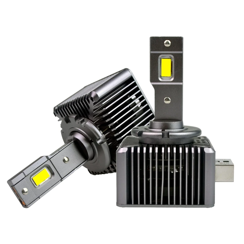 Simoni Racing D1S Kit of 2 D1S LED Bulbs - 6500K White - LED Headlight Conversion Kit, Canbus Compatible with Original Xenon Housing