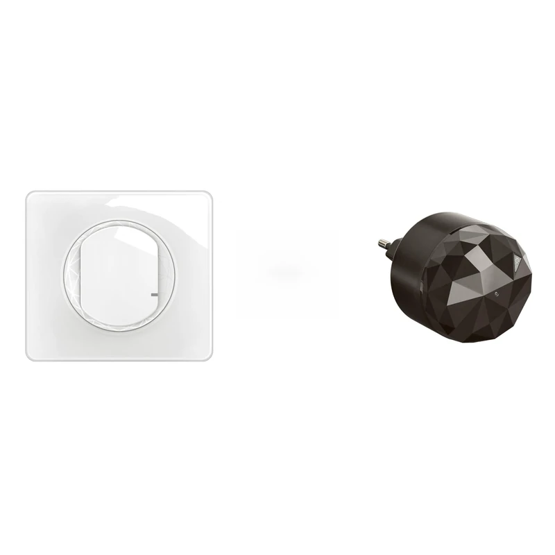 LEGRAND - Starter Pack for Connected Roller Shutters Céliane with Netatmo - 2 Connected Switches + 1 Connection Gateway - Enamelled White