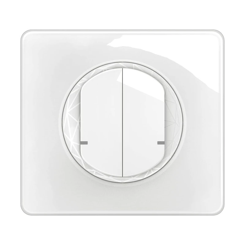 LEGRAND - Connected Double Switch with Neutral 2x50W LED Céliane with Netatmo - White
