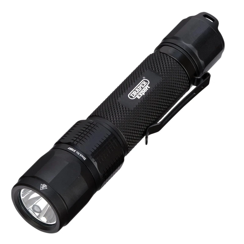 Draper Expert 31097 SMD LED USB Rechargeable High Performance Torch, 25W, 2500 Lumens, USB-C Cable Supplied