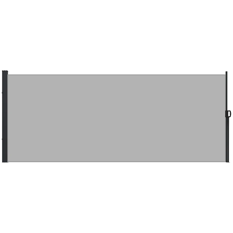 Outsunny Retractable Side Awning - 400 x 180cm Privacy Screen
