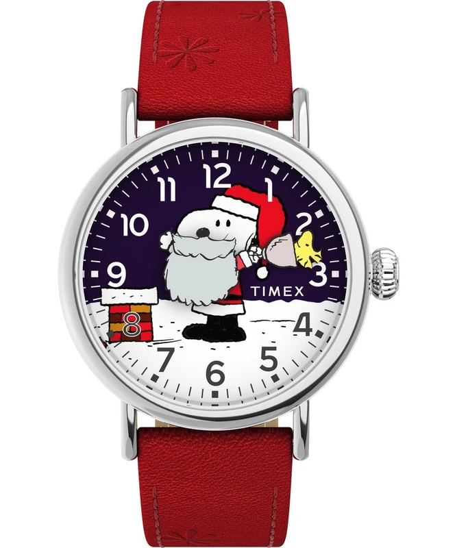 Timex Unisex Analogue Watch x Peanuts Standard Snoopy Santa