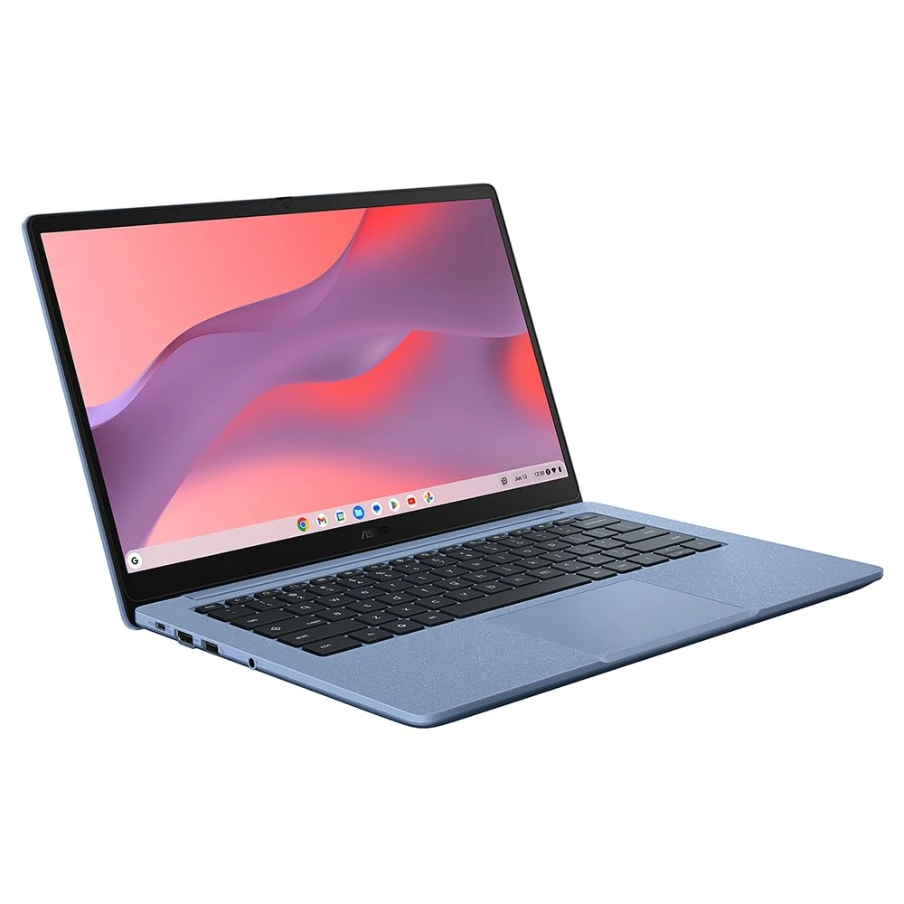 ASUS Chromebook 14 CX1405CKA Laptop | 14.0" Full HD Screen | Intel Celeron N4500 Processor | 4GB RAM | 64GB eMMC Storage | Google Chrome OS | Fabric Blue | Amazon Exclusive