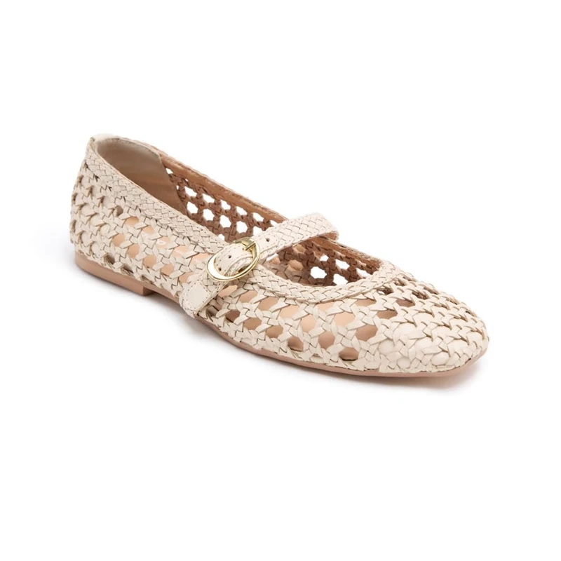 GIOSEPPO 92233, Women's Mary Jane Flats, Off-White, 40 EU, Ivory White, 8 UK